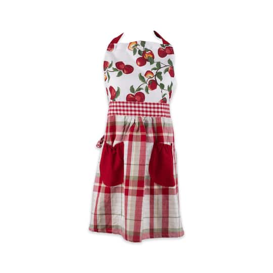 Design Imports Apple Orchard Print Apron - Apple Orchard